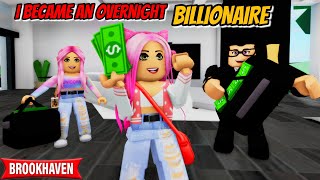 I Became An Overnight Billionaire Roblox Brookhaven 🏡RP  CoxoSparkle2 [upl. by Esirahc]