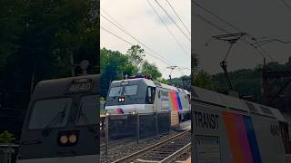 NJ Transit ALP44 4640 njtransit train railway nj railfan heritage rare electric fyp rail [upl. by Anawed]