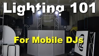 All things LIGHTING for MOBILE DJs  Ep1  Light show concepts  Lighting Design Ideas [upl. by Cassius]