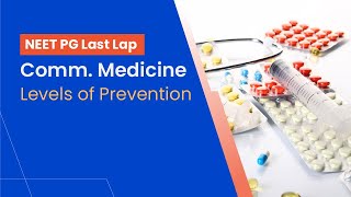 NEETPG Prep  Comm Medicine  Levels of Prevention by Dr Vidya Gowda [upl. by Analim863]