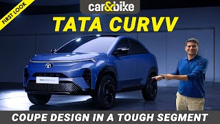 Tata Curvv Coupe SUV Revealed Ahead Of Launch [upl. by Assennej]