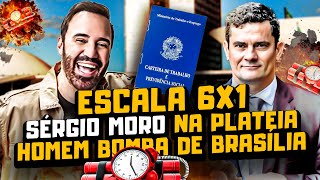 ESCALA 6x1 I SÉRGIO MORO E O PICA PAU NA PLATEIA I HOMEM BOMBA DE BRASÍLIA  STAND UP DIOGO PORTUGAL [upl. by Latin981]