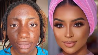 MUST WATCH 👆🏼UNBELIEVABLE 😍MAKEUP AND GELE TRANSFORMATION  MAKEUP TUTORIAL [upl. by Katerine]