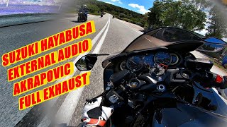 2023 HAYABUSA FULL EXHAUST AKRAPOVIC SOUND POWER [upl. by Attenrad]