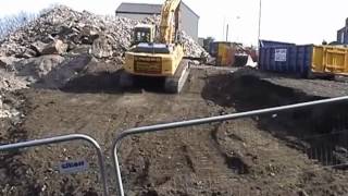 Linbro Demolition  Demolition of the United Reformed Church Kimberworth Rotherham Part 6 [upl. by Helbonnah607]