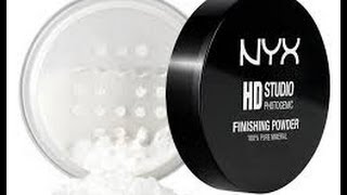 NYX HD Studio Photogenic Finishing Powder Review [upl. by Oecile]