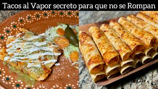 QUEDAN ENTERITOS LOS TACOS AL VAPOR CON ESTA RECETA  TACOS DE OLLA  TACOS DE CANASTA [upl. by Jenna401]