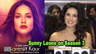 Sunny on Season 3 of ‘Karenjit Kaur The untold story of Sunny Leone” [upl. by Byrle]