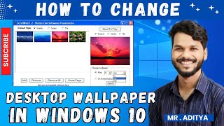 How to change desktop wallpaper in windows 10  How to change wallpaper in windows 10 wallpaper [upl. by Aidnic]