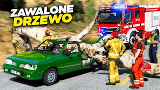 Polska Straż Pożarna  Prawie go Zmiażdżyło 😯  GTA V [upl. by Bridges]