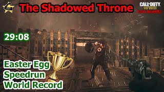 The Shadowed Throne Easter Egg Speedrun World Record Solo 2908 With Consumables [upl. by Annawat]