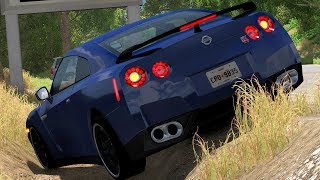 Nissan GTR Crashes Compilation  BeamNGDrive [upl. by Hazard466]