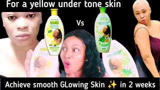 BEST BODY LOTION 2024✅Palmes lemon body lotion VS Palmes aloevera body lotion for clear Glowing skin [upl. by Nuhsed]