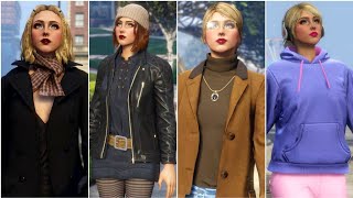 GTA V  18 Adorable Female Winter Outfits ❄️ [upl. by Anirrak685]