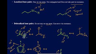 Localized and delocalized lone pairs explained in detail with multiple examples [upl. by Accebor]