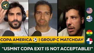 USMNT needs to START FROM SCRATCH after EPIC FAILURE at COPA AMERICA  USA vs URUGUAY Reaction [upl. by Winson]