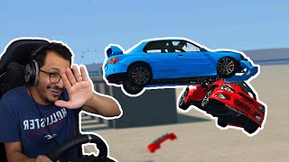 محاكي الحوادث  حوادث موزونة بإحتراف BeamNG [upl. by Hannon702]