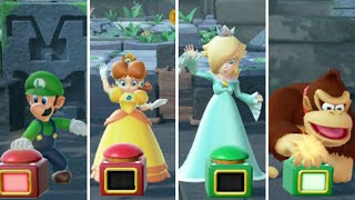 Super Mario Party Whomps Domino Ruins  22 Luigi amp Daisy vs Rosalina amp Donkey Kong [upl. by Eciralc115]