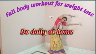 workout with Ruma  Upper body exercise  No jumping work out krishnalalRoys6s [upl. by Gnurt]