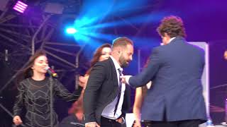 Alfie Boe amp Michael Ball  For Once In my Life  Carfest South 250818 [upl. by Ardeen]