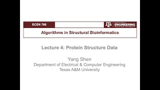 From Bioinformatics to AI 4 Protein Structure Data [upl. by Itagaki637]