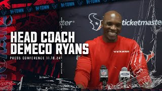 DeMeco Ryans on the Texans 3410 win over the Cowboys [upl. by Eckardt]