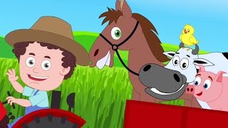 Old MacDonald Had A Farm  Farm Song  Nursery Rhymes  Kids Songs  Baby Rhymes [upl. by Vallonia]