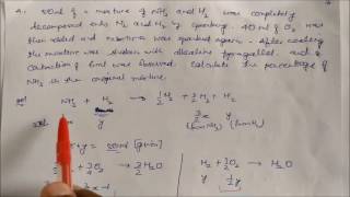 Eudiometry part 1 Solved Numericals  CLASS XI CHEMISTRY [upl. by Ragucci80]