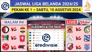 Jadwal Liga Belanda 2024 Malam Ini  GO AHEAD EAGLES vs FORTUNA SITTARD  Live VIDIO [upl. by Clementi343]