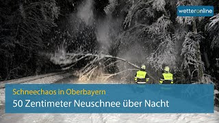 Schneechaos in Oberbayern – Polizei warnt „Bitte bleiben Sie zuhause“ [upl. by Kissie]