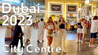 Dubai Burj Khalifa City Centre Walking Tour 4K  United Arab Emirates 🇦🇪 [upl. by Warram]