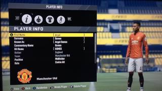 ANGEL GOMES FIFA 17 STATS  POTENTIAL FIFA 18 STATS [upl. by Ettenor]