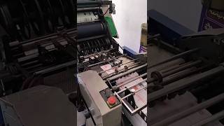 Ryobi printing machine 🤩 Double Colour Pamphlet Printing 👌 ytshorts shorts viralvideo [upl. by Alver]