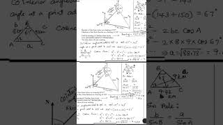 GCSE Maths Bearings question gcse igcsemaths gcsemaths bearings angles [upl. by Ahcorb599]