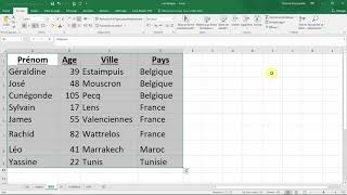 FILTRER et TRIER une base de données ou une liste avec Microsoft EXCEL [upl. by Yretsym]