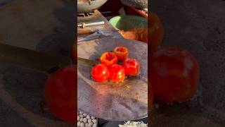 ⚡⚡ Tomato Omelette Making Proces⚡⚡ shorts telugufoodie esangathulu streetfood foodie omelette [upl. by Darsie]