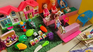 അപ്പുവും അമ്മുവും birthday gift barbie doll all day routine in Indian village [upl. by Isus62]