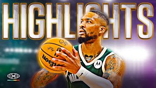 Damian Lillard quotDAME TIMEquot In Milwaukee 🦌 2324 HIGHLIGHTS [upl. by Aiyot]