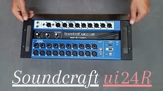 Soundcraft UI24R digital mixer [upl. by Arikahs]