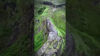 Syntai Lum KuLai in Weiloi village Meghalaya Drone Camera View of the horseback table plateau [upl. by Hedley140]