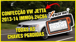 CONFECÇÃO DE CHAVE VW JETTA 201314 IMMO4 24C64 AKL  XHORSE KEY TOOL PLUS [upl. by Anwad613]