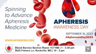 NIH Apheresis Awareness Day September 19 [upl. by Packer625]