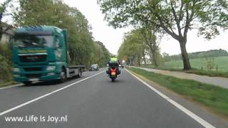 Gerard on Honda Pan European ST1300 motorcycle in Sauerland Germany [upl. by Tehcac574]