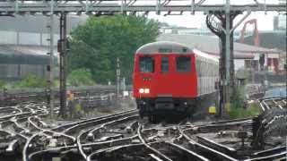 Metropolitan Line A60 Stock 5024 Passing Neasden [upl. by Yadnus]