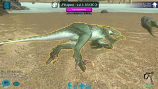 How to tame a Raptor for low level players Ark Mobile updated [upl. by Konyn]