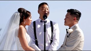 David Sos Wedding Officiant Speech [upl. by Mandle]