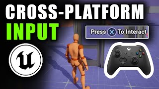 Unreal Engine 54  How To Setup CrossPlatform Input  PCConsole Tutorial [upl. by Shandy]