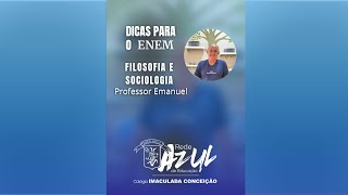 Dicas para o ENEM  Filosofia e Sociologia com Professor Emanuel [upl. by Marcellina708]