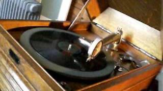 Grammofon  Jens Book Jenssen  Når Lysene Tennes Der Hjemme  78 RPM [upl. by Irat]