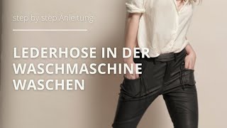 So wäschst du deine Lederhose richtig [upl. by Jeni]